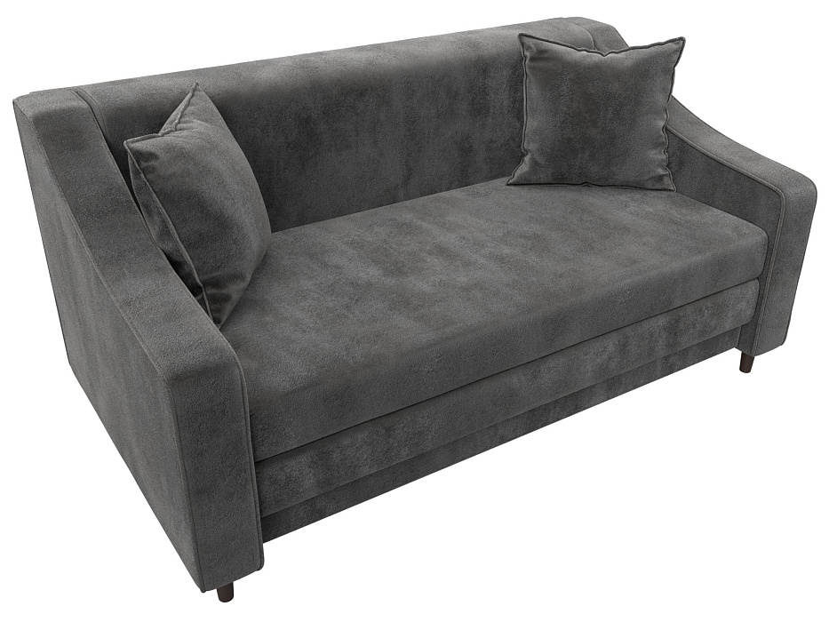 Диван прямой Лига-071 (tower 10 серый)