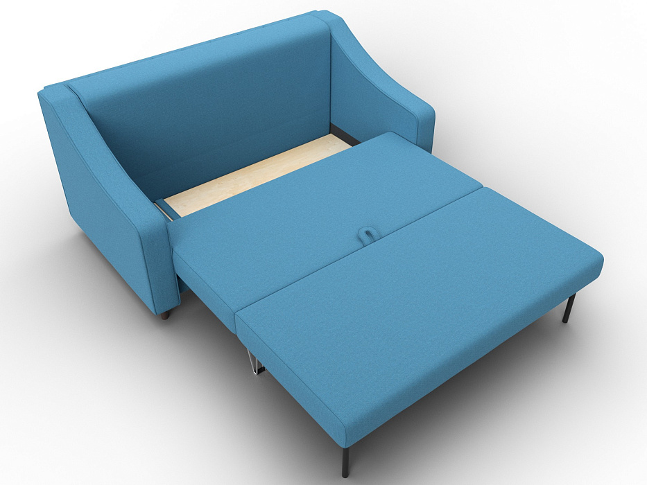 Диван прямой Лига-071 (амур 10 голубой)