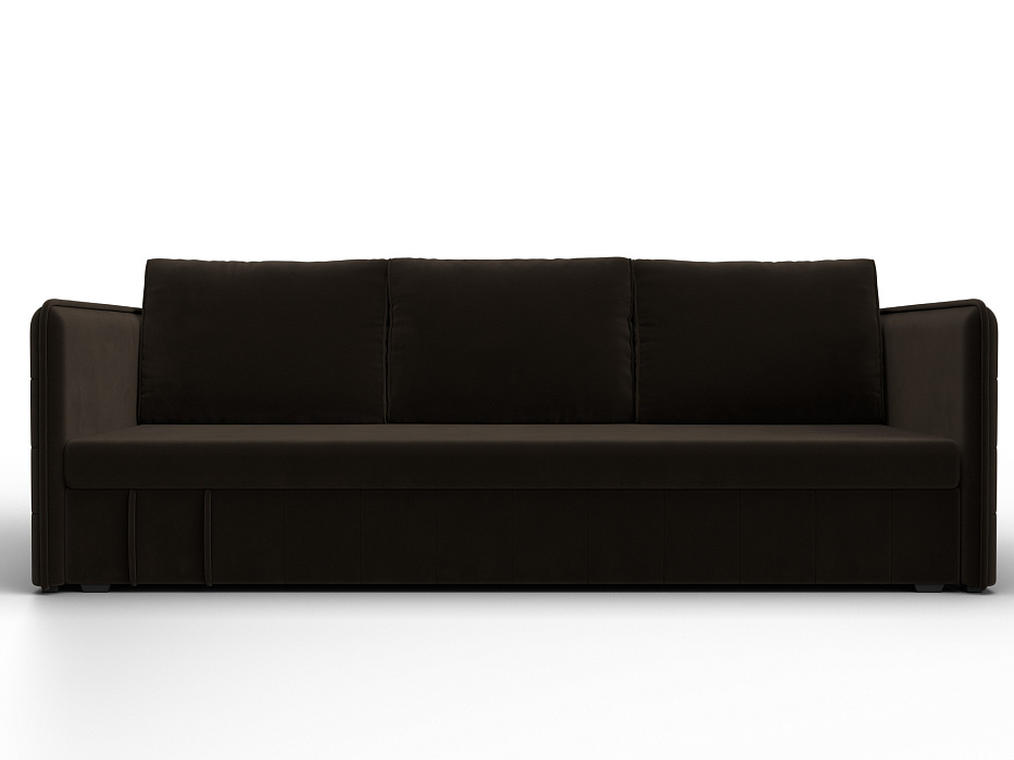 Диван прямой Слим (коричневый)