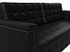 Прямой диван Лига-002 (черный)