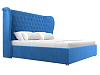 Интерьерная кровать Далия 200 (голубой цвет)