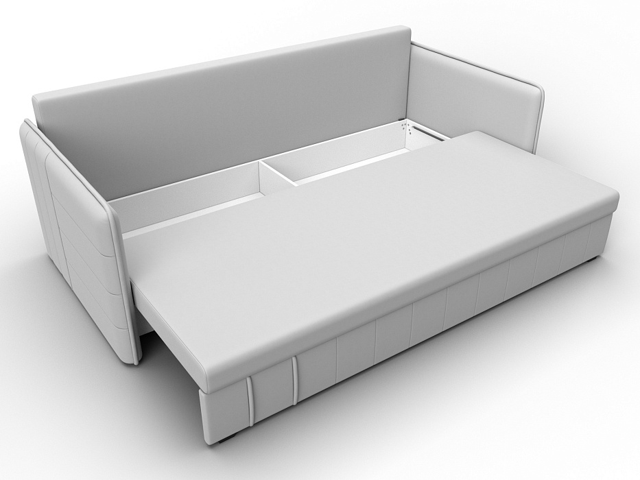 Диван прямой Слим (белый)