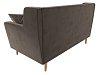 Прямой диван Брайтон 2 (коричневый)