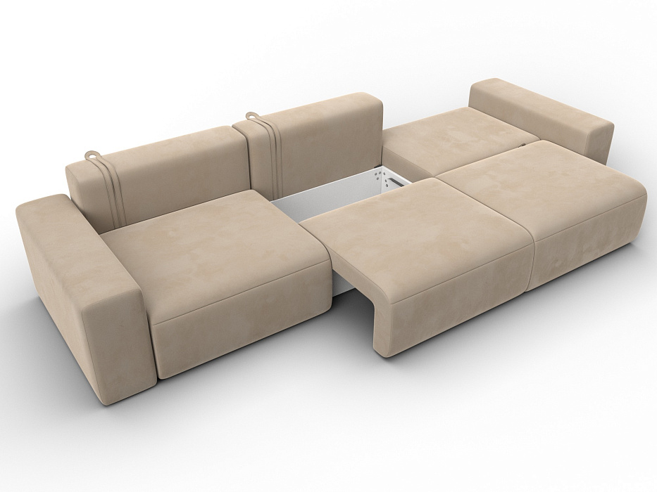 Диван прямой Лига-036 НПБ Классик Лонг (бежевый)