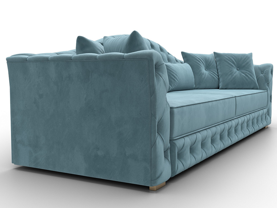 Диван прямой Артис (seven 113 бирюзовый)