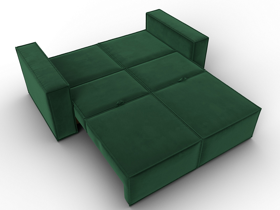 Диван прямой Куба мини (зеленый)