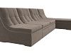 Угловой модульный диван Холидей (коричневый цвет)