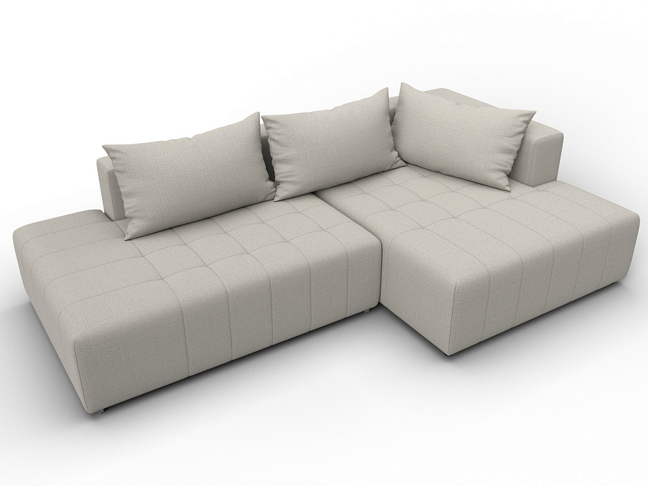 Диван угловой Лига-103 НПБ угол правый (амур 02 бежевый)