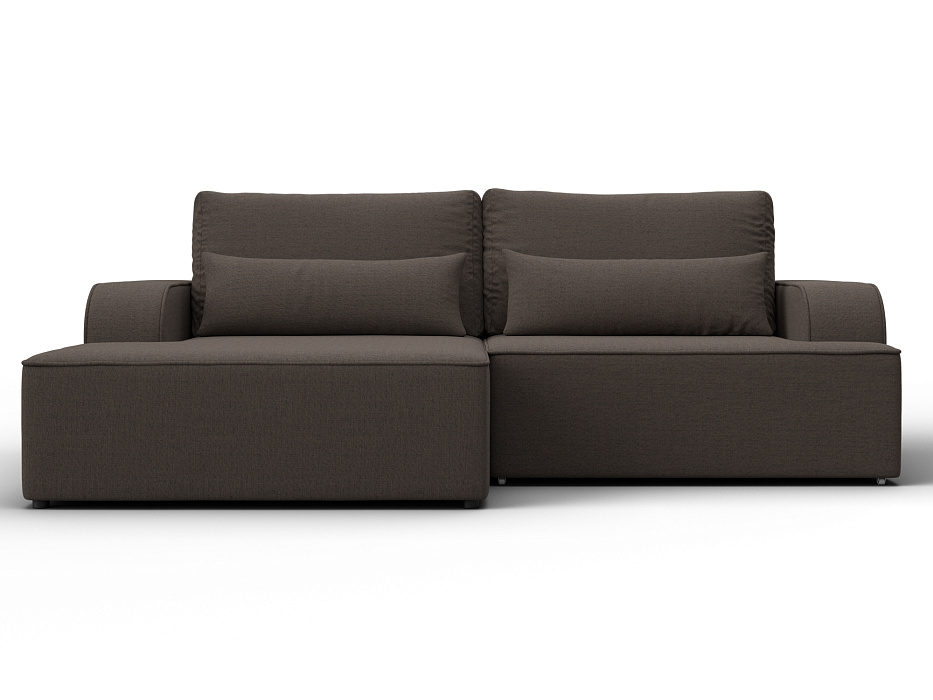 Диван угловой Лига-120 угол левый (амур 05 коричневый)