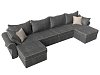 П-образный диван Элис (серый\бежевый цвет)