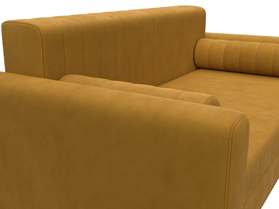 Диван прямой Лига-070 (brut 10 желтый)