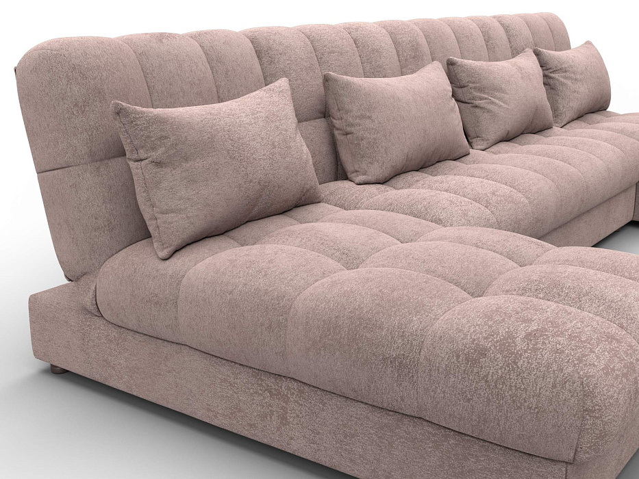 Диван П-образный Лига-116 НПБ (tower 05 бежевый)