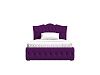 Интерьерная кровать Герда 140 (фиолетовый цвет)