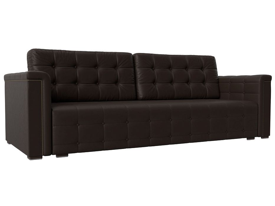 Прямой диван Лига-002 (коричневый)