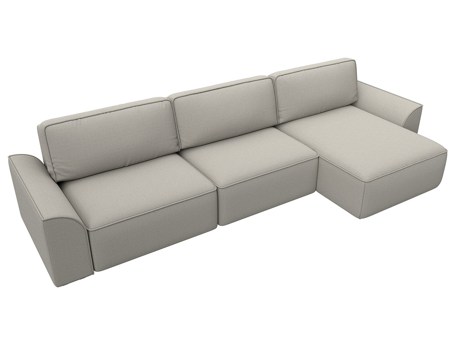 Диван угловой Лига-048 НПБ лонг (амур 02 бежевый) Диван угловой Лига-048 НПБ лонг (амур 02 бежевый)