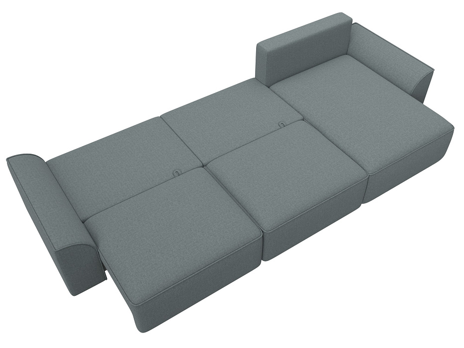 Диван угловой Лига-048 НПБ лонг (амур 07 серый) Диван угловой Лига-048 НПБ лонг (амур 07 серый)