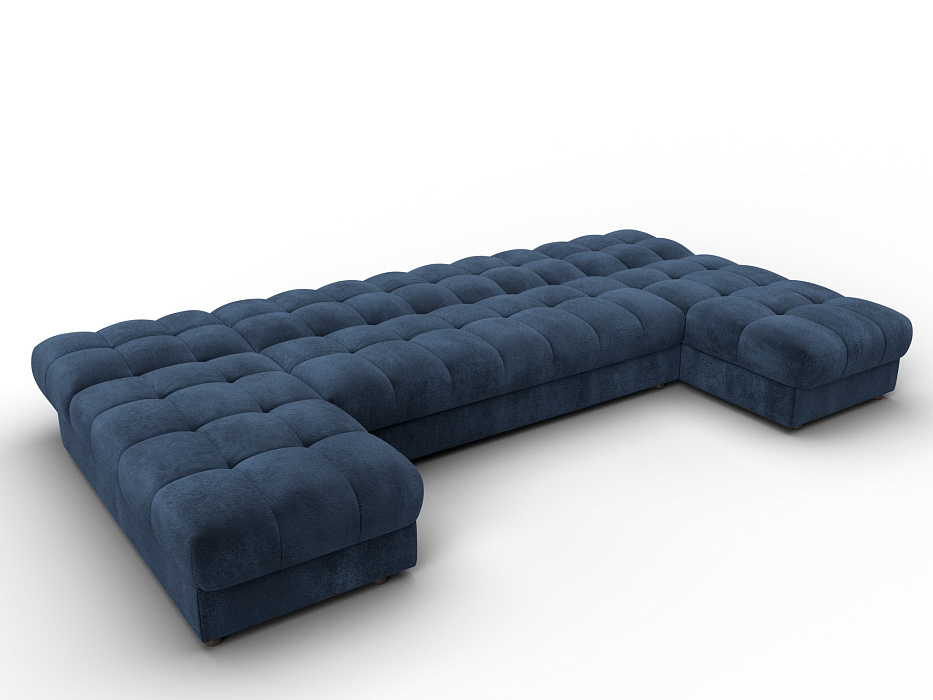 Диван П-образный Лига-116 НПБ (tower 13 синий)