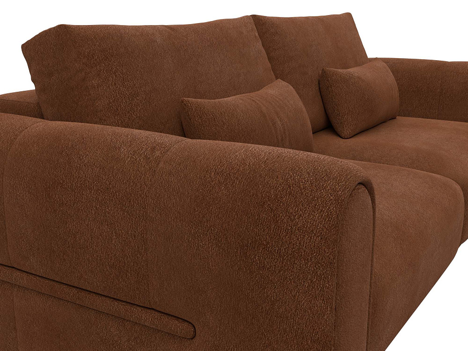 Диван прямой Лига-150 НПБ (laim 14 терракотовый)