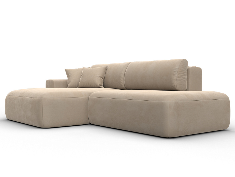 Диван угловой Лига-036 НПБ Модерн левый угол (бежевый)