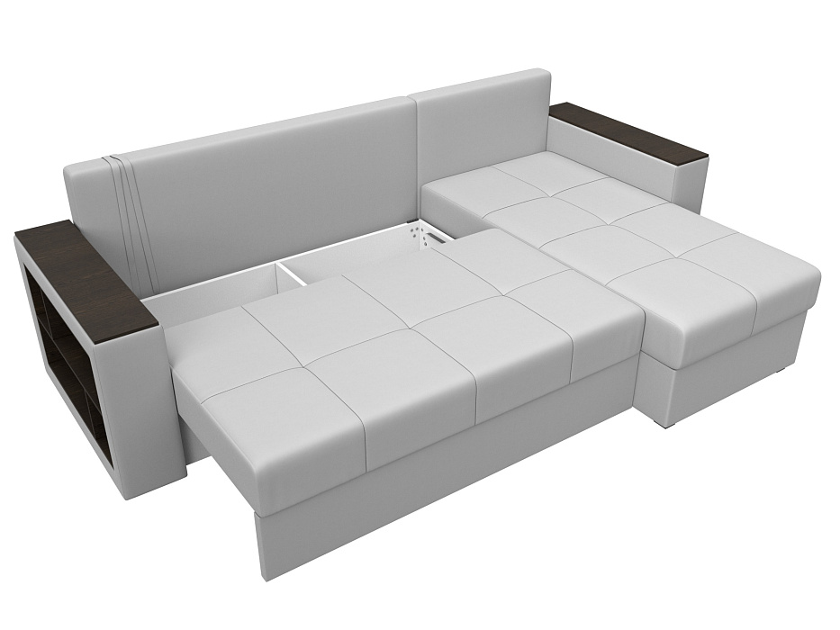 Диван угловой Дубай Лайт угол универсальный (белый)