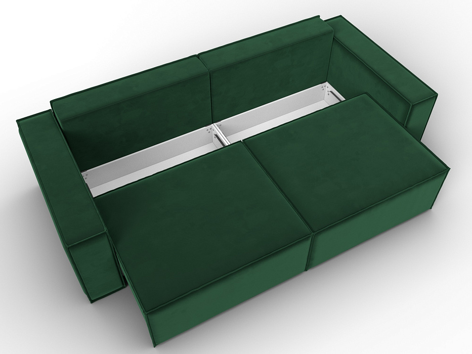 Диван прямой Куба (зеленый)