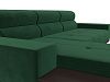 Угловой диван Леонардо левый угол (зеленый)
