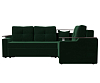 Угловой диван Комфорт правый угол (зеленый цвет)