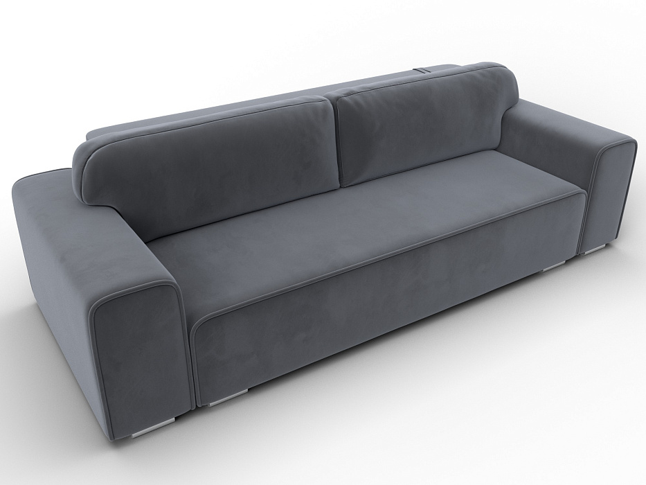 Диван прямой Лига-029 (серый)