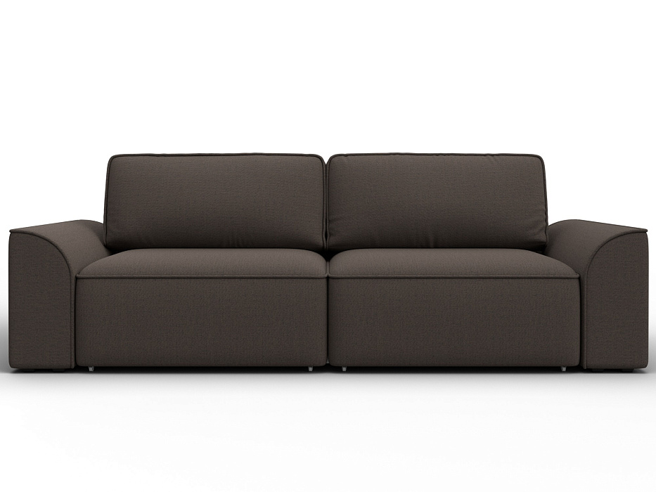 Диван прямой Лига-048 НПБ (амур 05 коричневый)