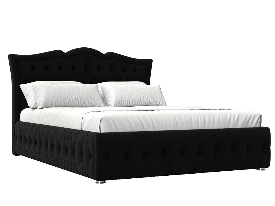 Интерьерная кровать Герда 160 (черный)