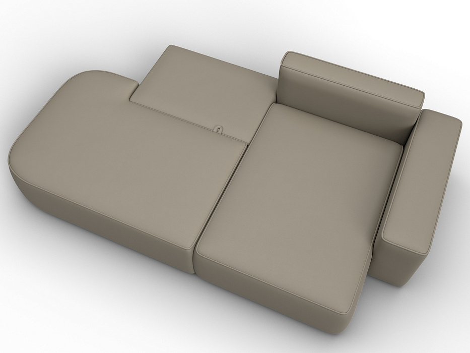 Диван угловой Лига-065 угол правый (grifon 04 бежевый)