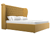 Интерьерная кровать Далия 160 (желтый цвет)