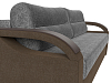 Прямой диван Форсайт (серый\коричневый цвет)