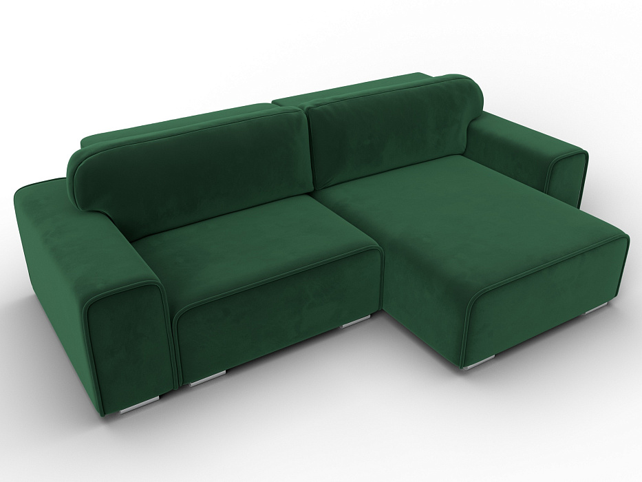 Диван угловой Лига-029 (зеленый)