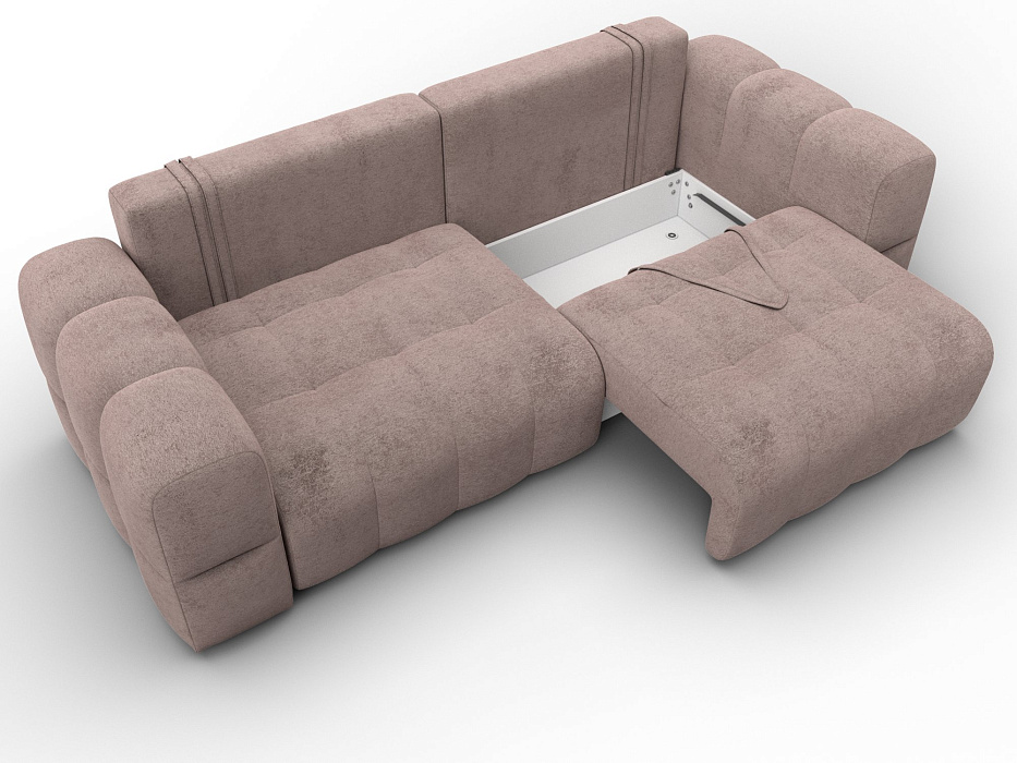 Диван прямой Лига-110 НПБ (tower 05 бежевый)