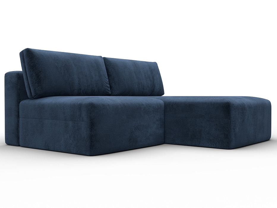 Диван угловой модульный Лига-060 НПБ угол универсальный (tower 13 синий)