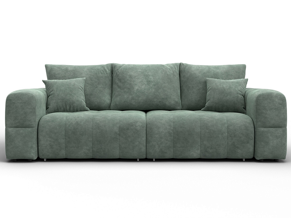 Диван прямой Лига-110 НПБ (brut 08 зеленый)