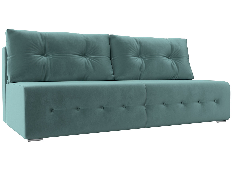 Прямой диван Лондон (бирюзовый цвет)