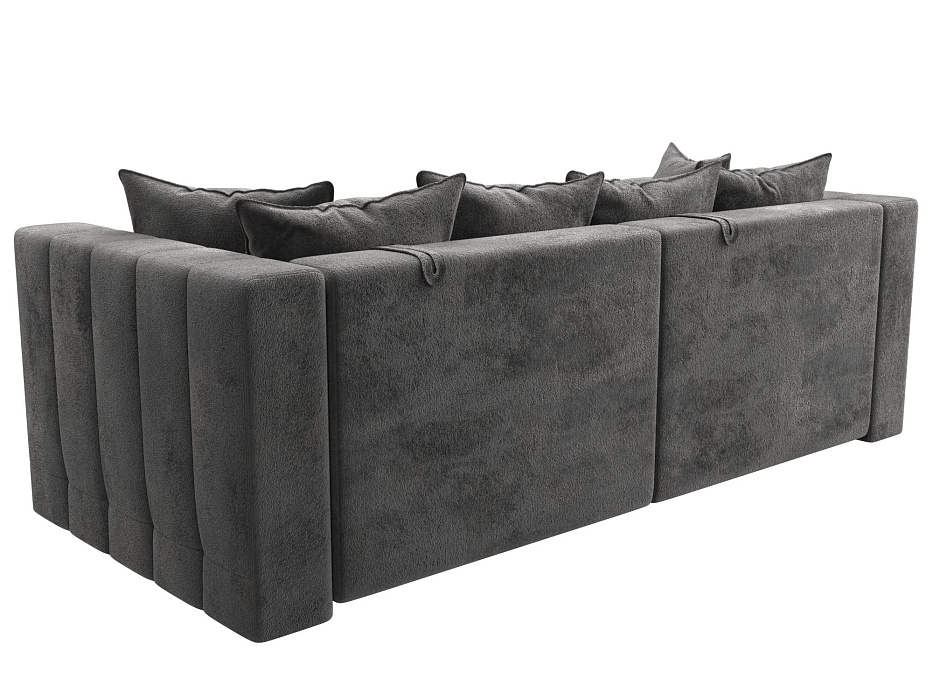 Диван прямой Лига-052 НПБ (tower 10 серый)