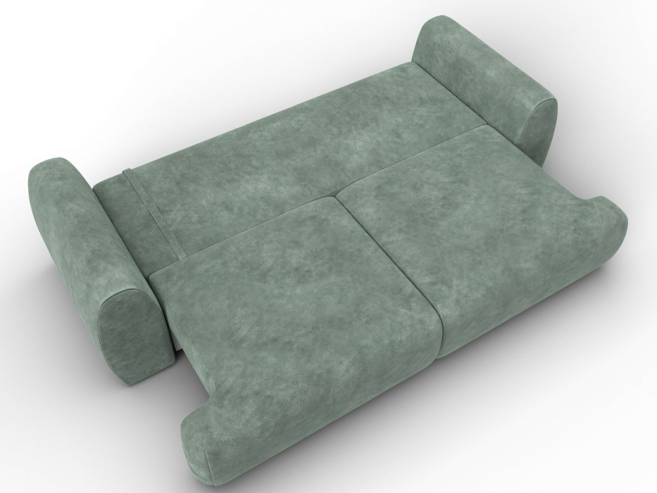 Диван прямой Лига-115 НПБ (brut 08 зеленый)