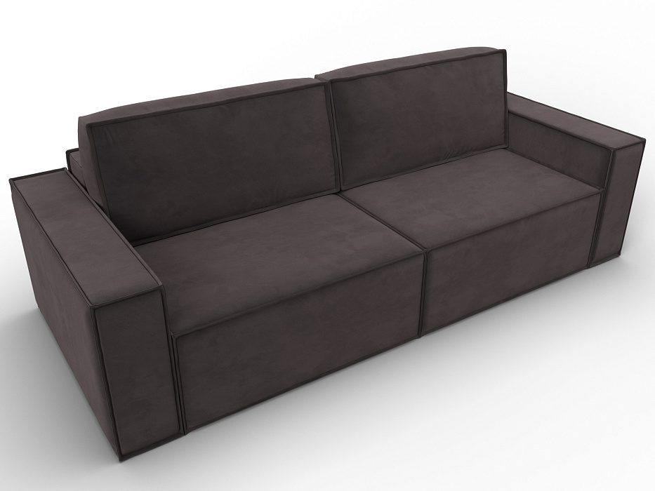 Диван прямой Куба (коричневый)