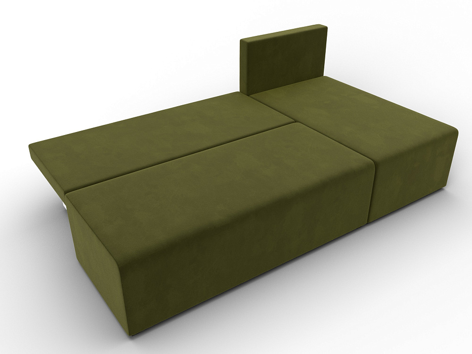 Диван угловой Поло правый угол (зеленый)