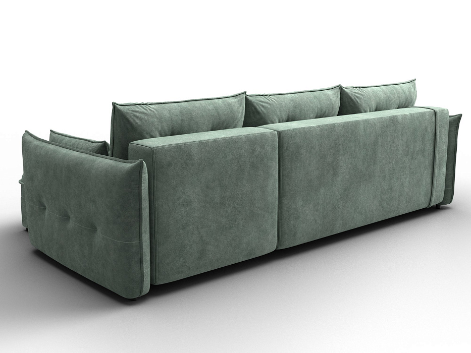 Диван угловой Лига-100 НПБ угол универсальный (brut 08 зеленый)