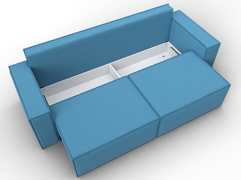 Диван прямой Куба Лайт (амур 10 голубой) Диван прямой Куба Лайт (амур 10 голубой)