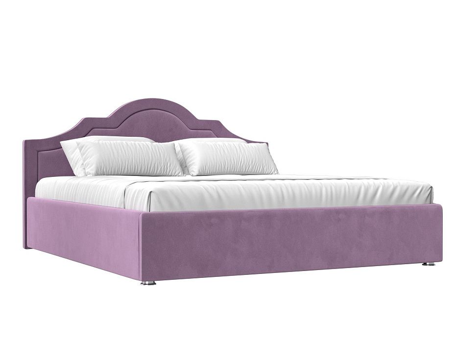 Интерьерная кровать Афина 180 (сиреневый цвет)
