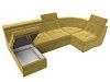 П-образный модульный диван Холидей Люкс (желтый)