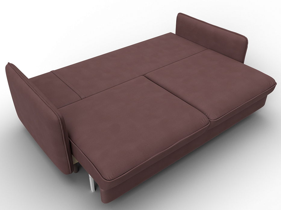 Диван прямой Лига-064 НПБ (joly 09 бордовый)