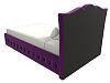 Интерьерная кровать Герда 140 (фиолетовый цвет)