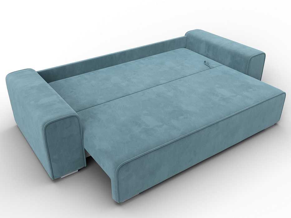 Диван прямой Лига-029 (бирюзовый)