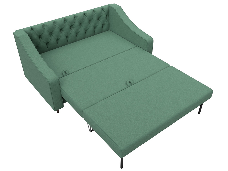 Диван прямой Лига-071 (амур 11 зеленый)